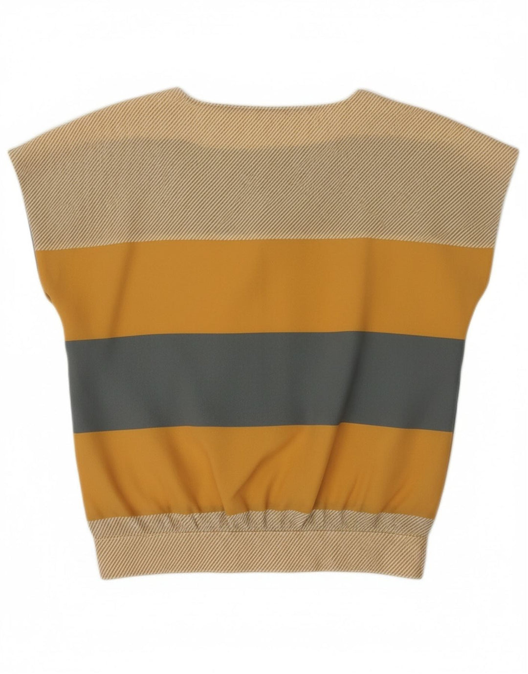 VINTAGE Womens Blouse Top UK 14 Medium Multicoloured Striped Vintage Vintage and Second-Hand Vintage from Messina Hembry 