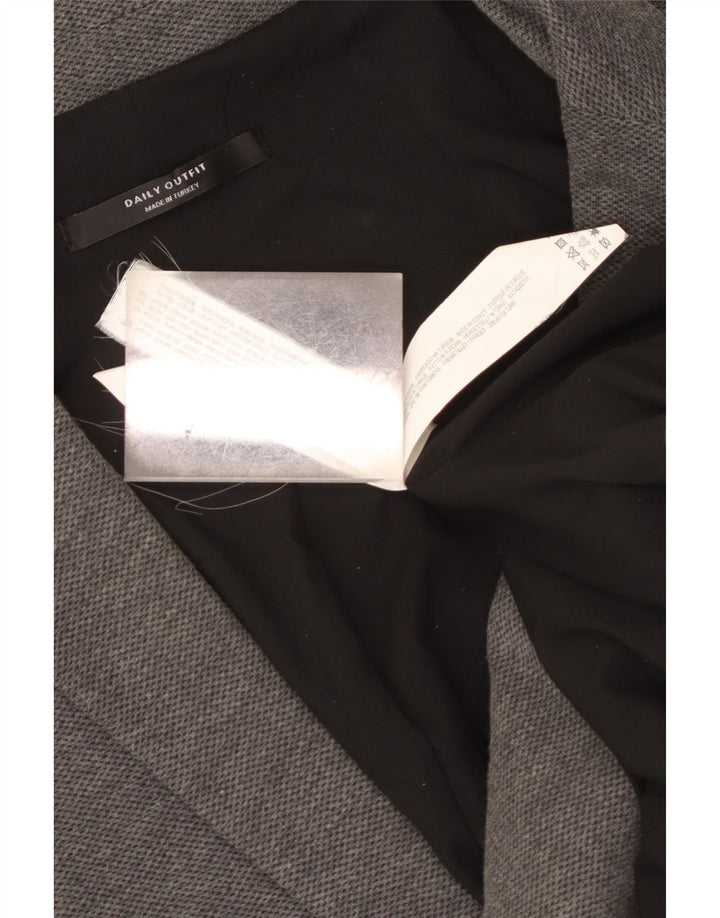 Vintage Mens 2 Button Blazer Jacket UK 38 Medium Grey Cotton