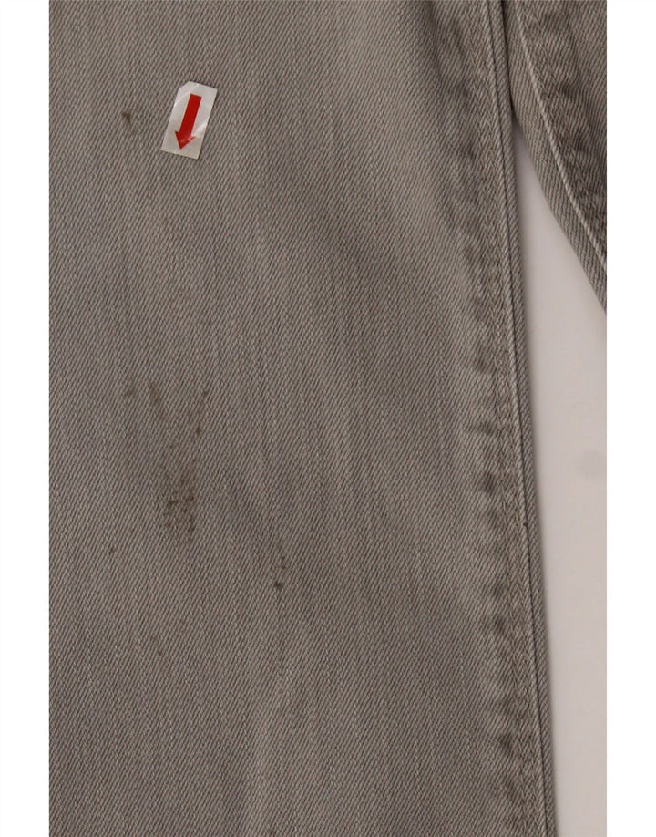 LEVI'S Womens 571 Slim Jeans W30 L34 Grey Cotton Vintage Levi's and Second-Hand Levi's from Messina Hembry 