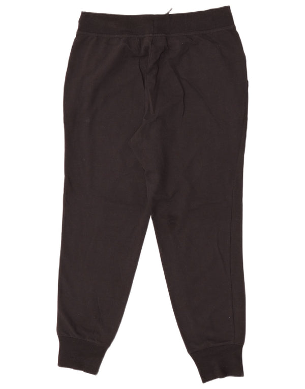 Fila Womens Tracksuit Trousers Joggers UK 14 Medium  Black Cotton