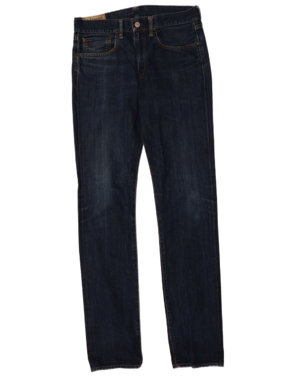 Polo Ralph Lauren Mens Slim Jeans W31 L34 Navy Blue Cotton