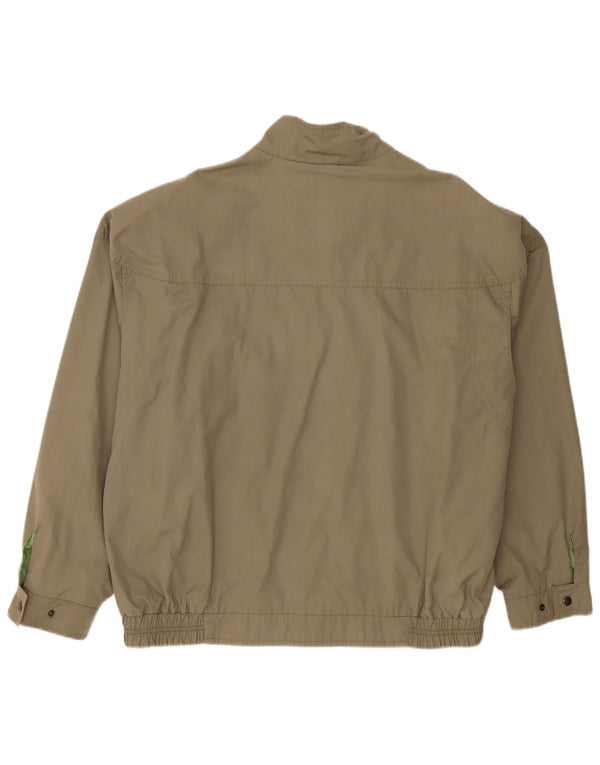 FACIBA Mens Bomber Jacket IT 58 4XL Khaki Polyester