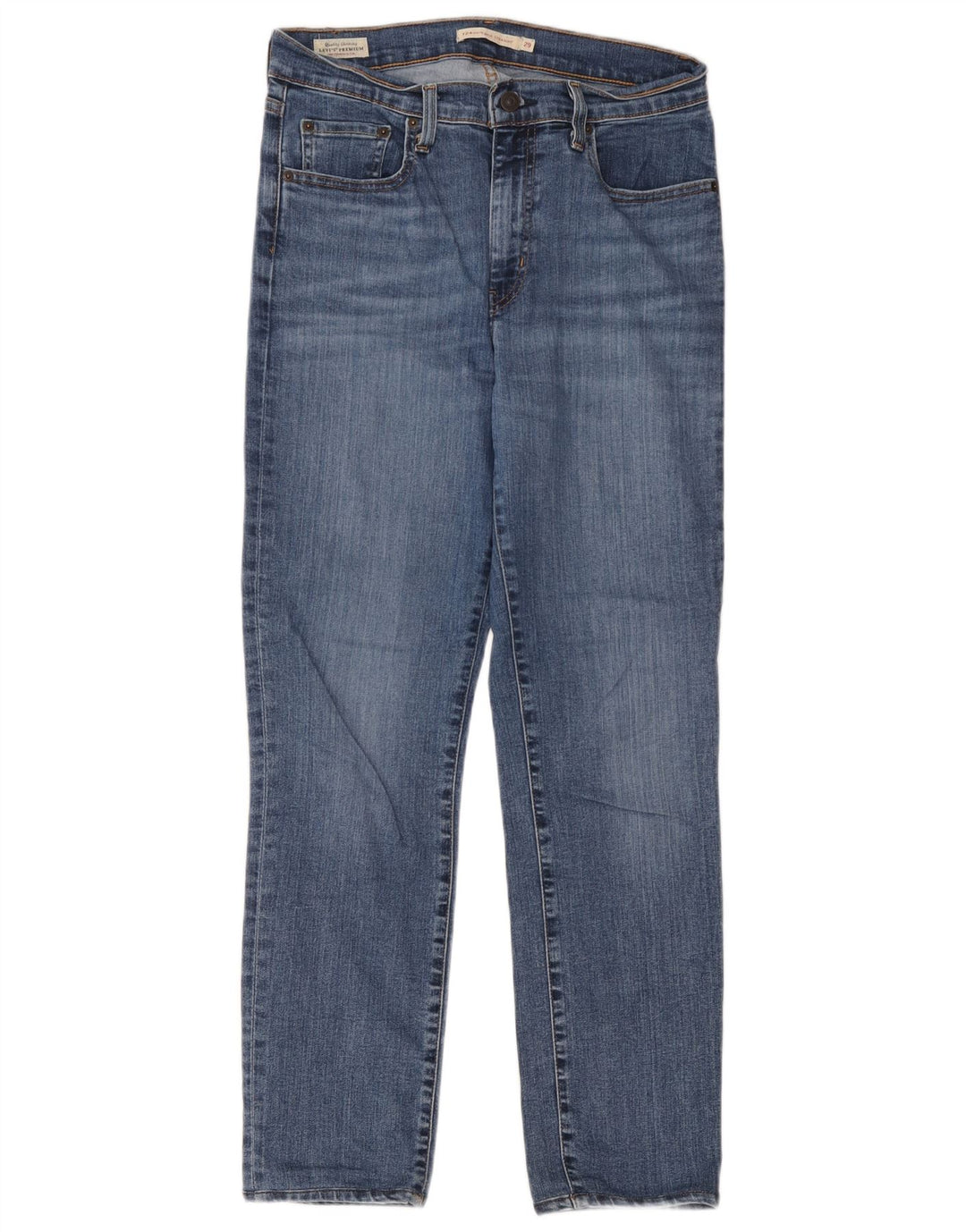 Levi's Womens 724 High Rise Straight Jeans W29 L28 Blue