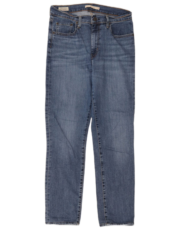 Levi's Womens 724 High Rise Straight Jeans W29 L28 Blue