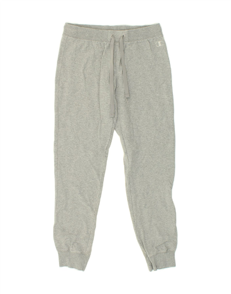 CHAMPION Mens Tracksuit Trousers Joggers Medium Grey Flecked Cotton | Vintage Champion | Thrift | Second-Hand Champion | Used Clothing | Messina Hembry 