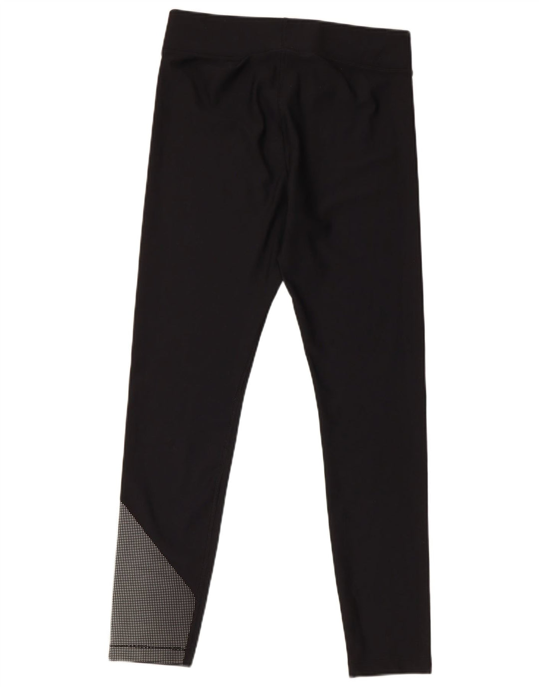 Under Armour Womens Graphic Leggings UK 14 Large Black Colourblock