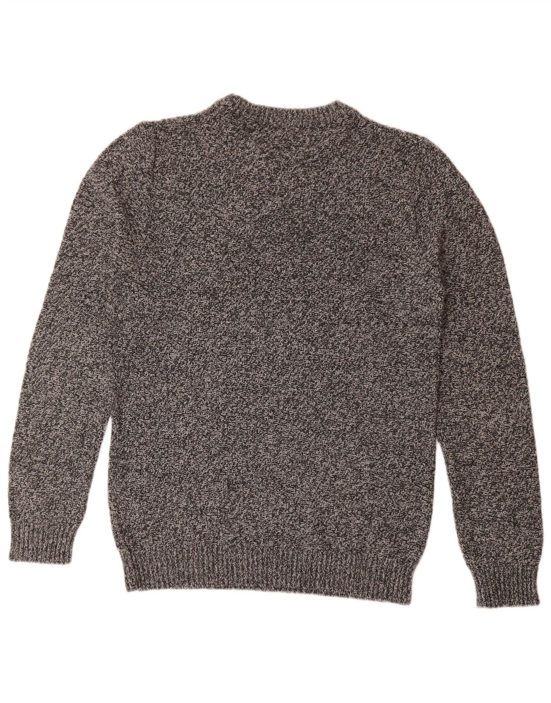 Jack & Jones Mens Crew Neck Jumper Sweater Medium Grey Flecked Cotton