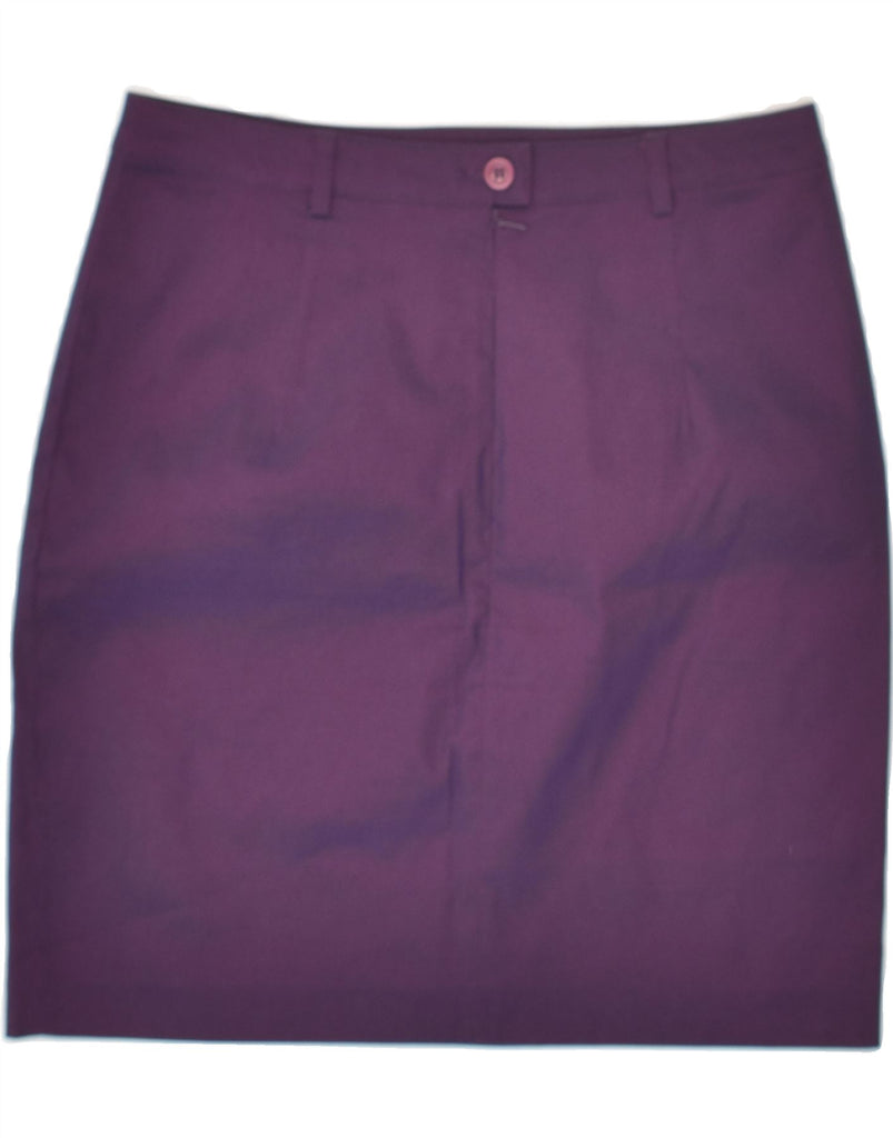 JURGEN MICHAELSEN Womens Pencil Skirt EU 36 Small W28  Purple Polyester | Vintage Jurgen Michaelsen | Thrift | Second-Hand Jurgen Michaelsen | Used Clothing | Messina Hembry 