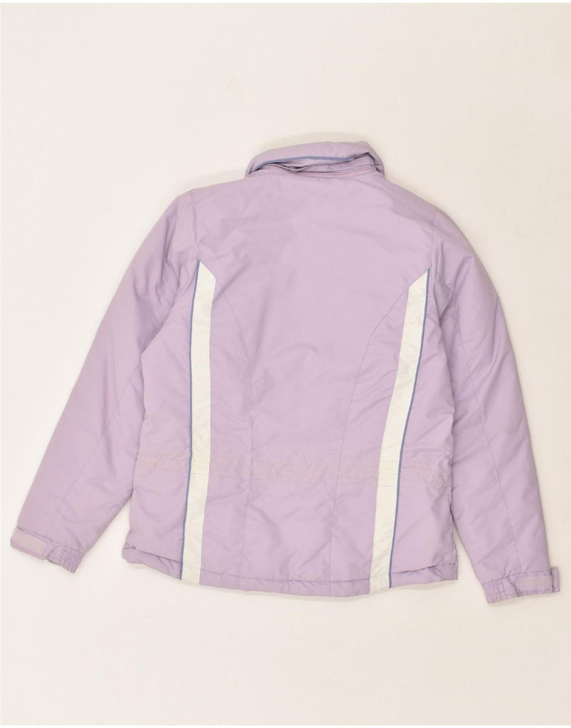 BRUGI Womens Padded Jacket IT 42 Medium Purple Colourblock Polyamide | Vintage Brugi | Thrift | Second-Hand Brugi | Used Clothing | Messina Hembry 