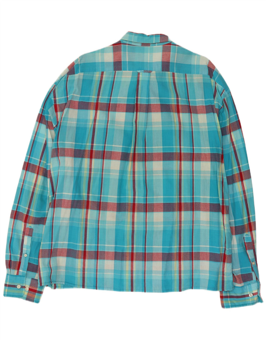 GANT Mens Regular Fit Shirt 2XL Blue Check Cotton