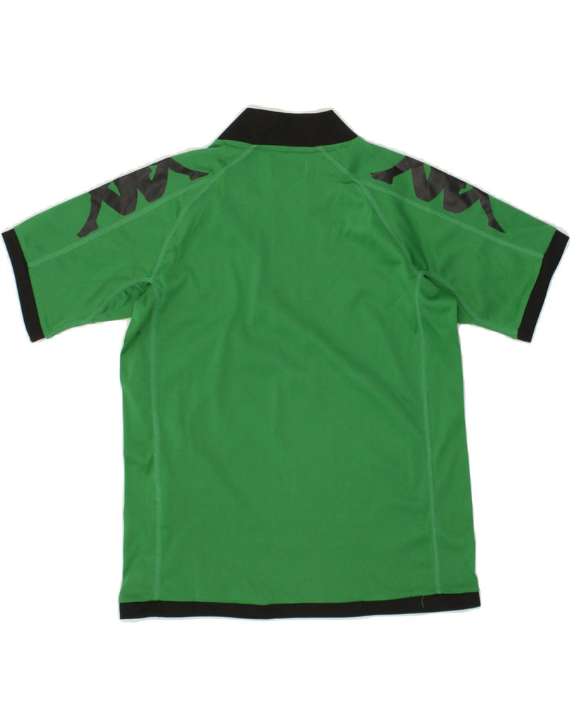 KAPPA Boys Graphic T-Shirt Top 9-10 Years  Green Polyester | Vintage Kappa | Thrift | Second-Hand Kappa | Used Clothing | Messina Hembry 