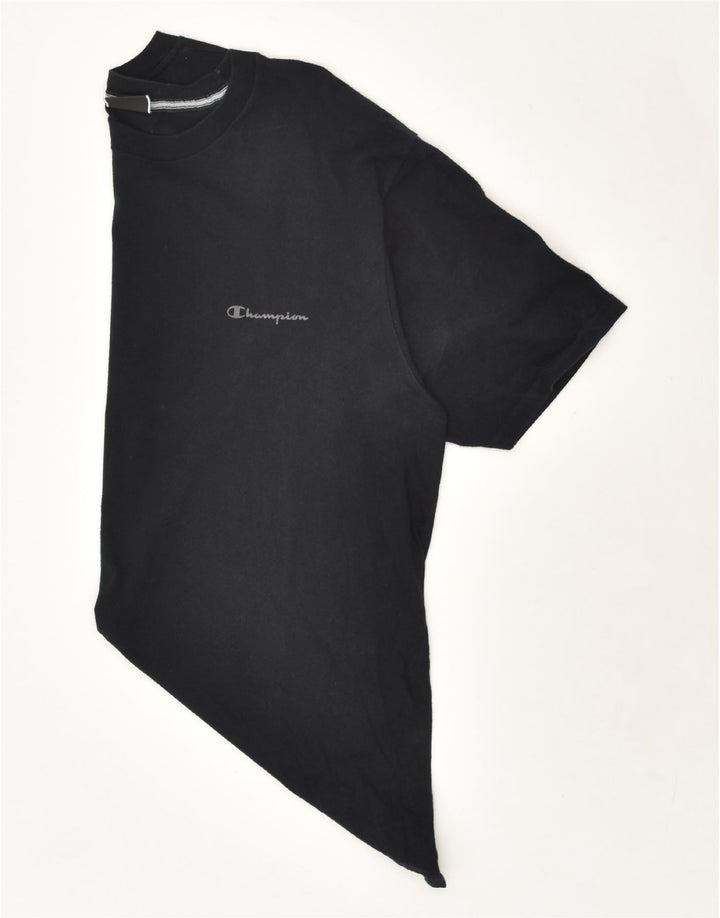 CHAMPION Mens Vintage T-Shirt Top Large Black Cotton Vintage Champion and Second-Hand Champion from Messina Hembry 