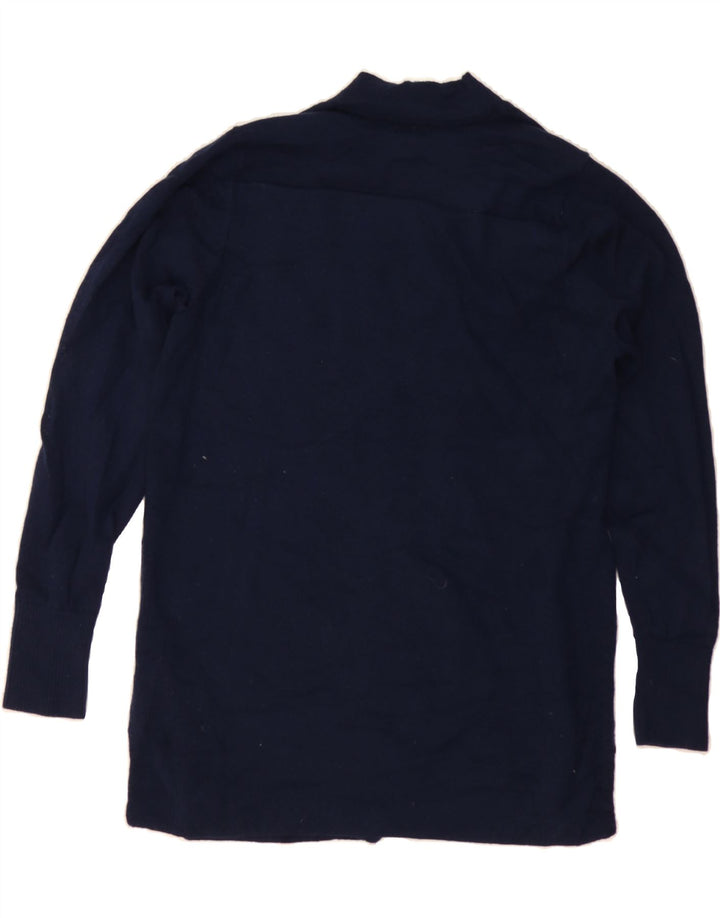 L.L.BEAN Mens Cardigan Sweater Medium Navy Blue Merino Wool Vintage L.L.Bean and Second-Hand L.L.Bean from Messina Hembry 
