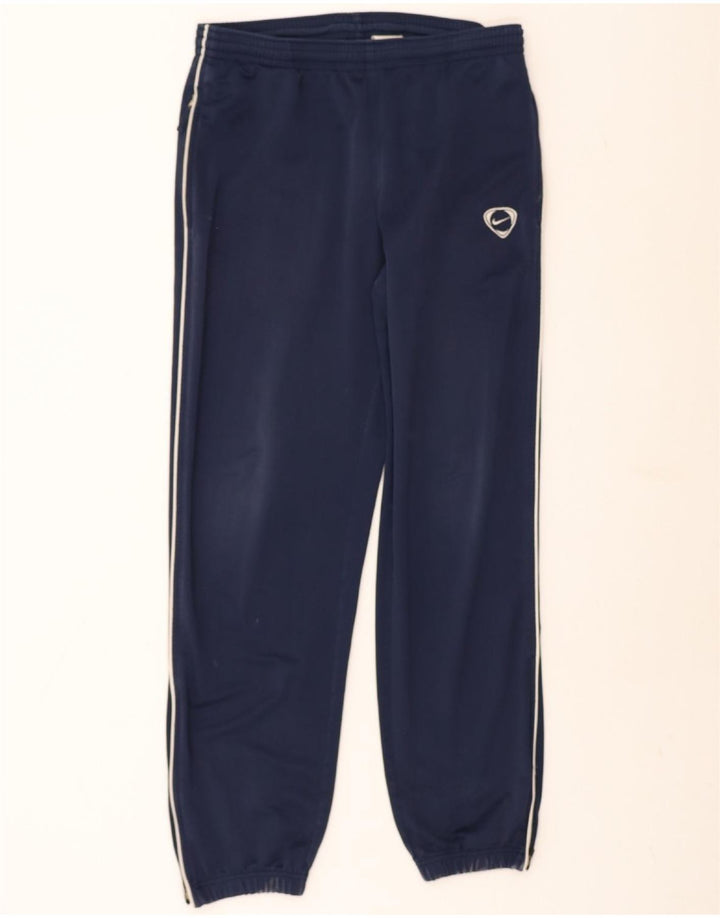 NIKE Mens Tracksuit Trousers Joggers Large Navy Blue Polyester Vintage Nike and Second-Hand Nike from Messina Hembry 