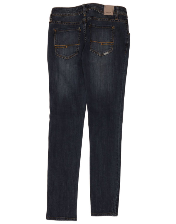 Bench Womens Skinny Jeans W28 L32 Navy Blue Cotton