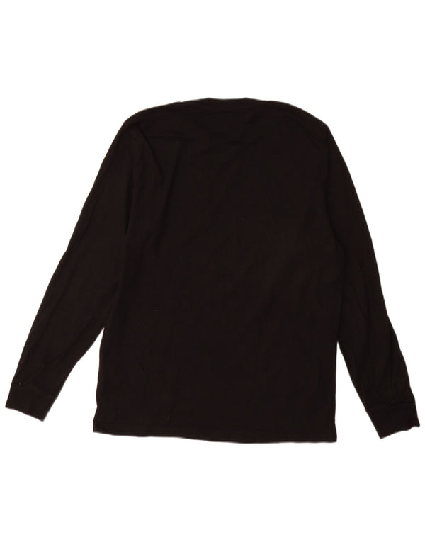 Carhartt Mens Top Long Sleeve Medium Black Cotton