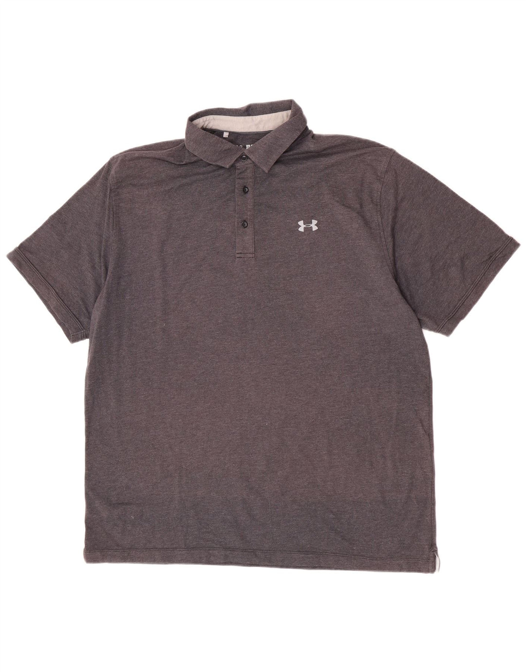 Under Armour Mens Heat Gear Polo Shirt 2XL Grey