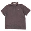 Under Armour Mens Heat Gear Polo Shirt 2XL Grey