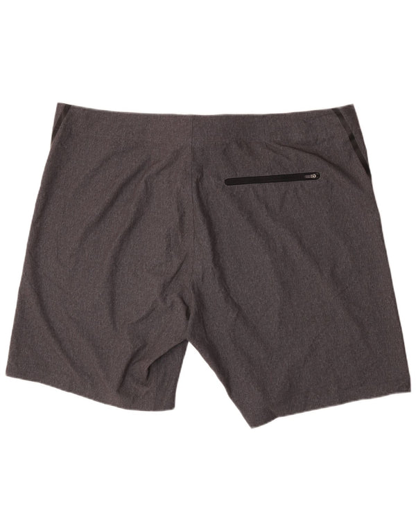 C&A Mens Graphic Swimming Shorts 2XL  Grey Polyester