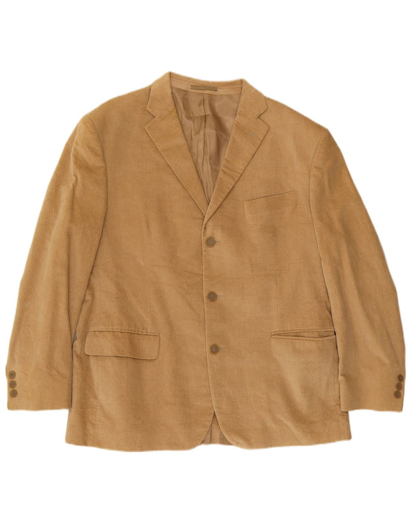 Pierre Cardin Mens 3 Button Blazer Jacket UK 40 Large Beige