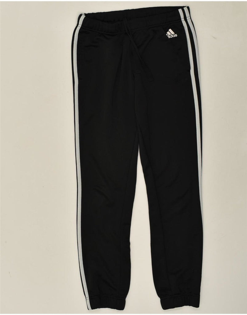 ADIDAS Womens Tracksuit Trousers Joggers UK 8/10 Small Black Polyester Vintage Adidas and Second-Hand Adidas from Messina Hembry 