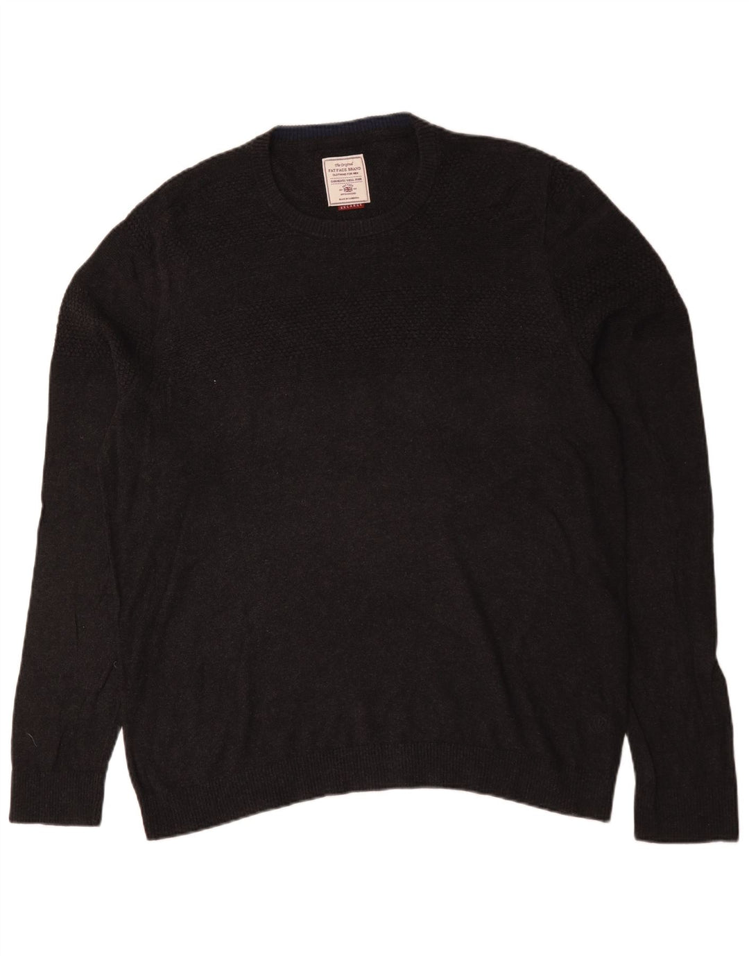 Fat Face Mens Crew Neck Jumper Sweater 2XL Grey Cotton