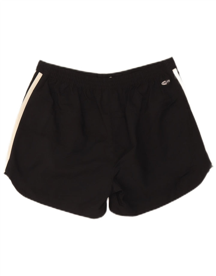 Adidas Womens Climalite Casual Shorts UK 12 Medium W28  Black Polyester