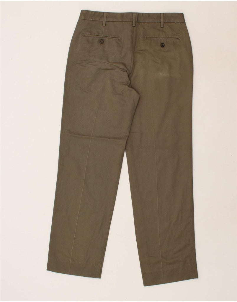 IZOD Mens Madison Straight Chino Trousers W32 L32  Khaki Cotton | Vintage Izod | Thrift | Second-Hand Izod | Used Clothing | Messina Hembry 