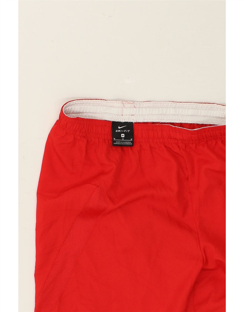 NIKE Boys Dri Fit Sport Shorts 10-11 Years Medium Red Polyester | Vintage Nike | Thrift | Second-Hand Nike | Used Clothing | Messina Hembry 