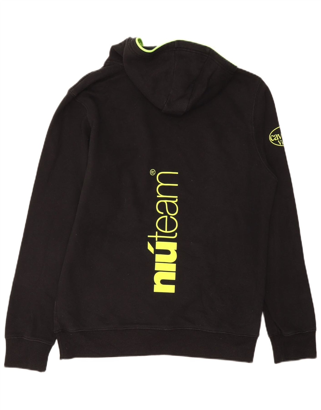 Mizuno Mens Graphic Hoodie Jumper Large Black Cotton