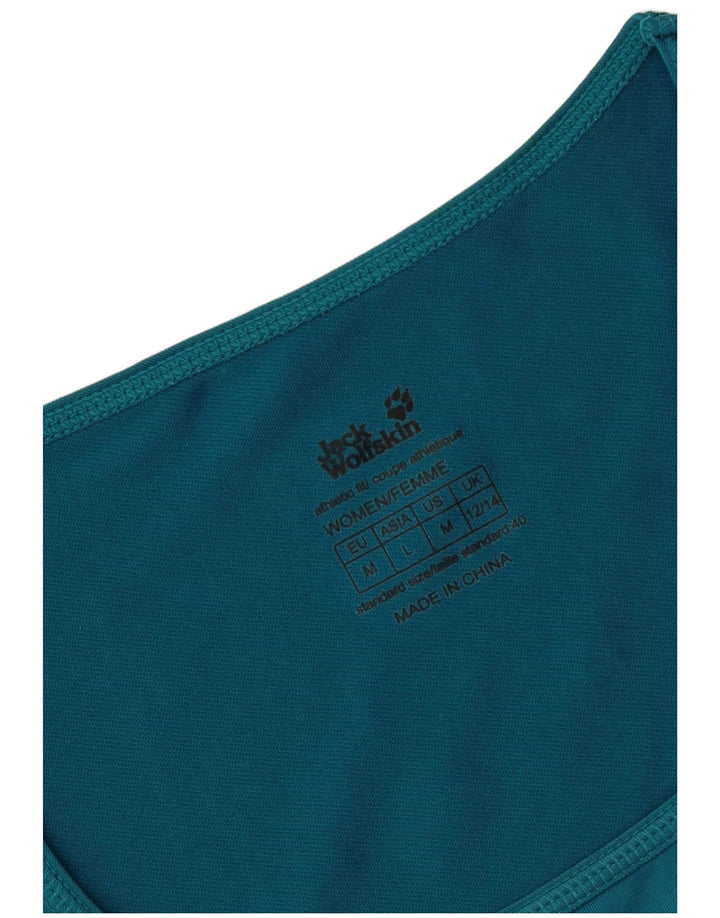 JACK WOLFSKIN Womens Vest Top UK 12/14 Medium Blue