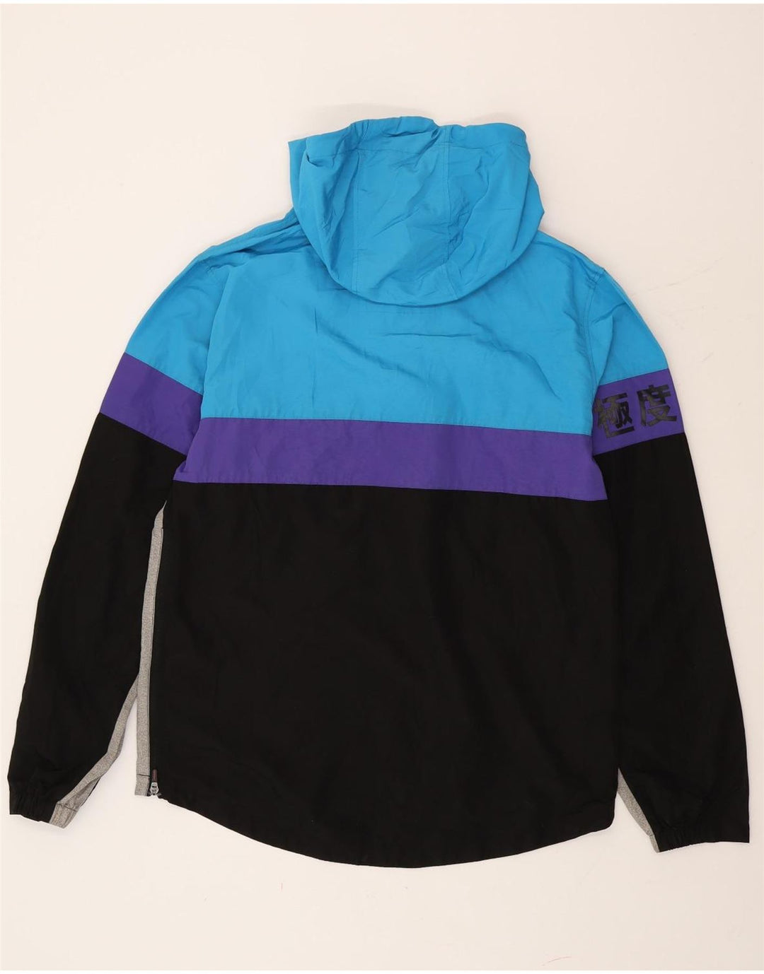 Superdry Mens Pullover Rain Jacket UK 42 XL Multicoloured Colourblock
