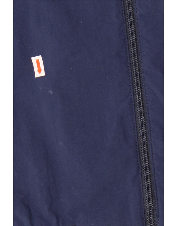 Asics Mens Graphic Tracksuit Top Jacket IT 44 XL Navy Blue