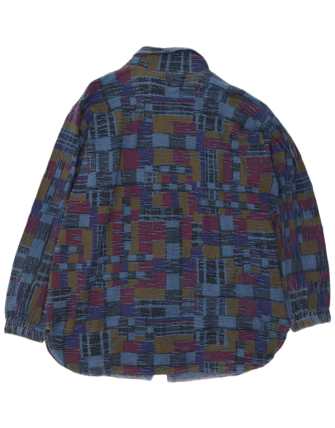 VINTAGE Mens Bomber Jacket UK 42 XL Multicoloured Geometric