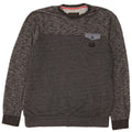 Quiksilver Mens Sweatshirt Jumper Large Grey Flecked Cotton