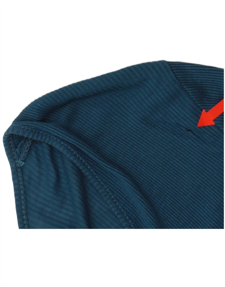 Zara Womens Top Long Sleeve UK 14 Large Blue