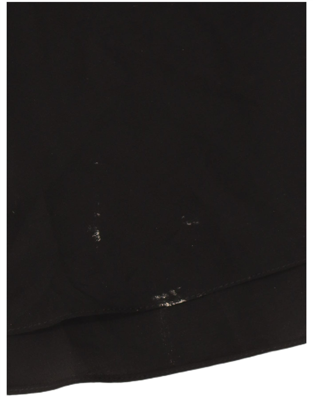 ZARA Womens Ruffle Front A-Line Dress UK 18 XL Black Polyester