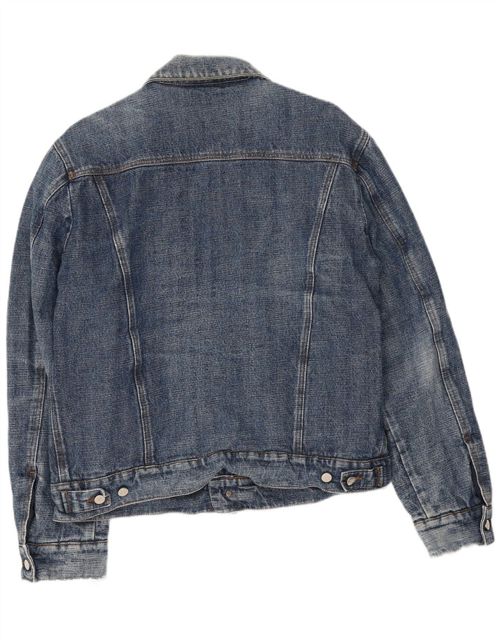 Iceberg Mens Denim Jacket IT 54 2XL Blue Cotton