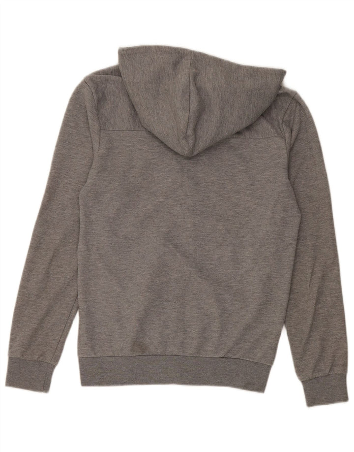Zara Mens Zip Hoodie Sweater Small Grey