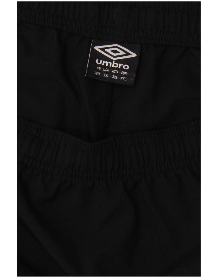 UMBRO Mens Sport Shorts 2XL Black