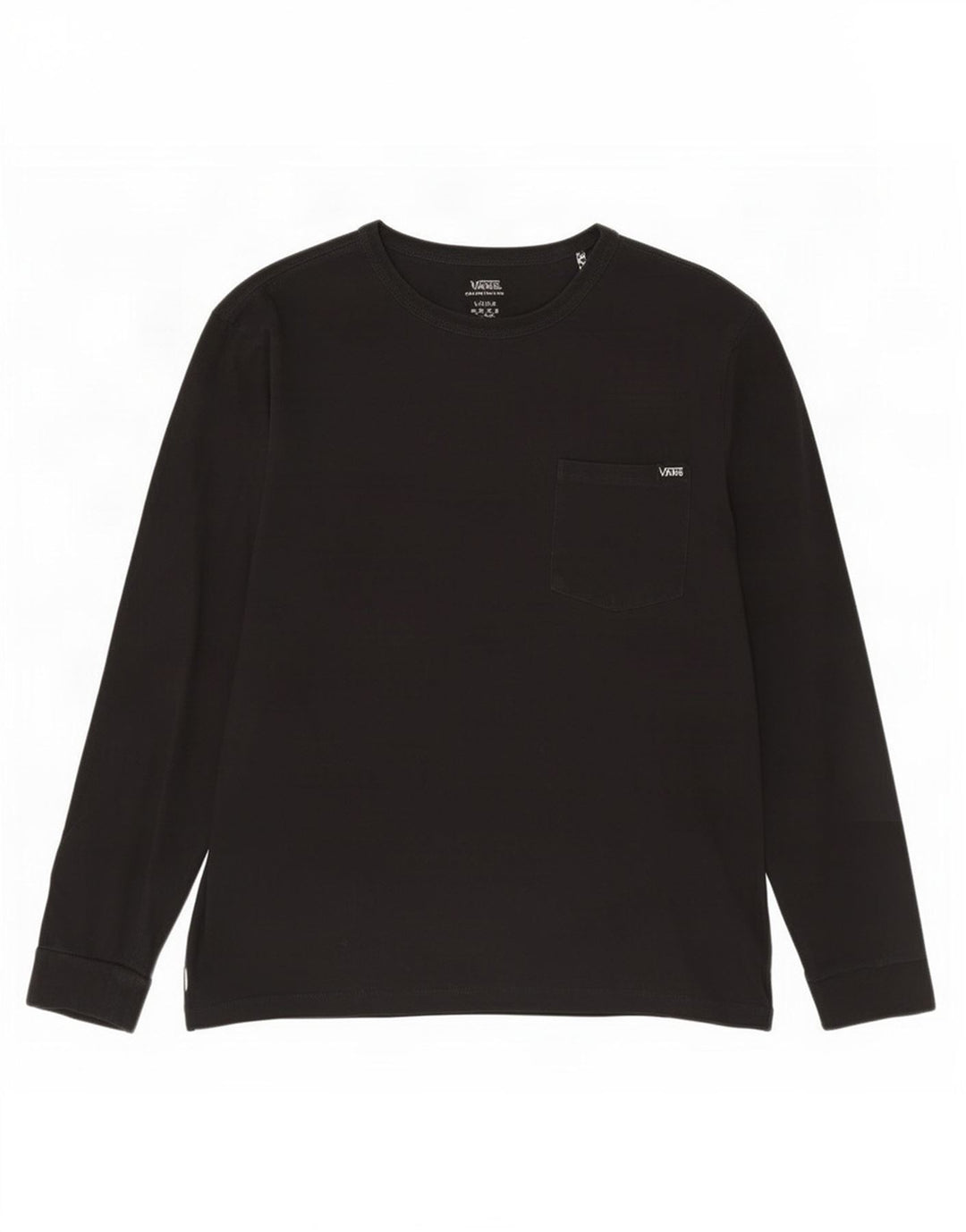 Vans Womens Top Long Sleeve UK 16 Large Black Cotton