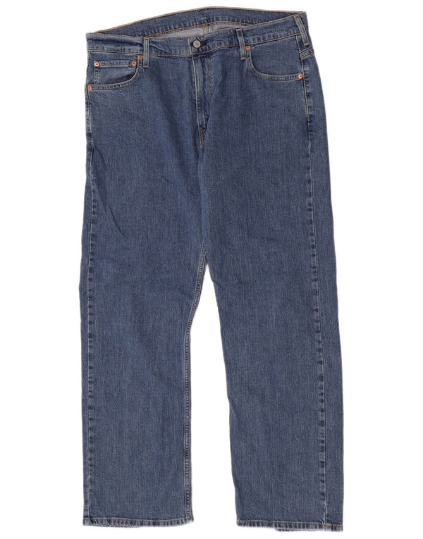 Levi's Mens 569 Relaxed Fit Straight Jeans W36 L32 Blue Cotton