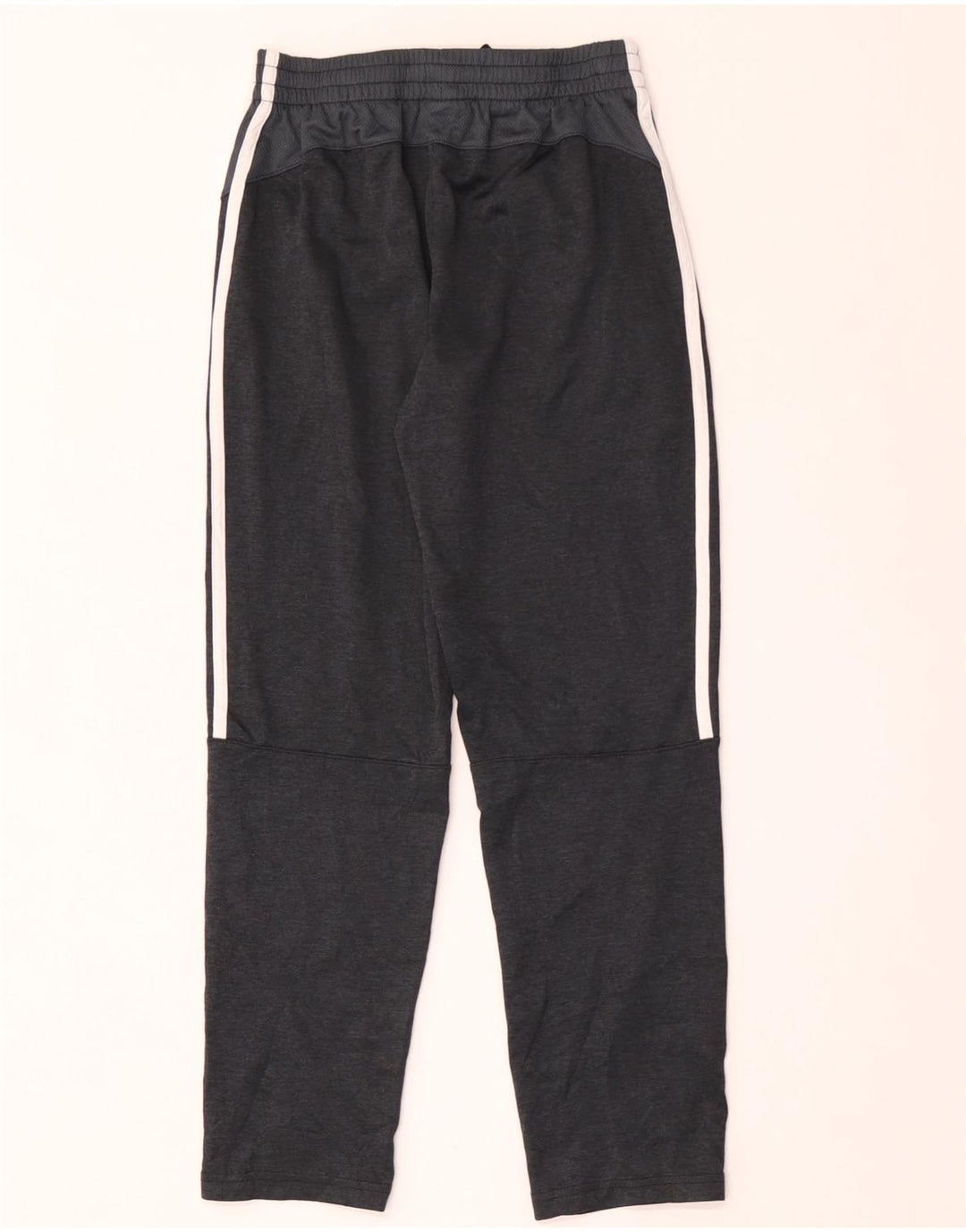 Adidas Boys Tracksuit Trousers 10-11 Years Medium Grey Polyester