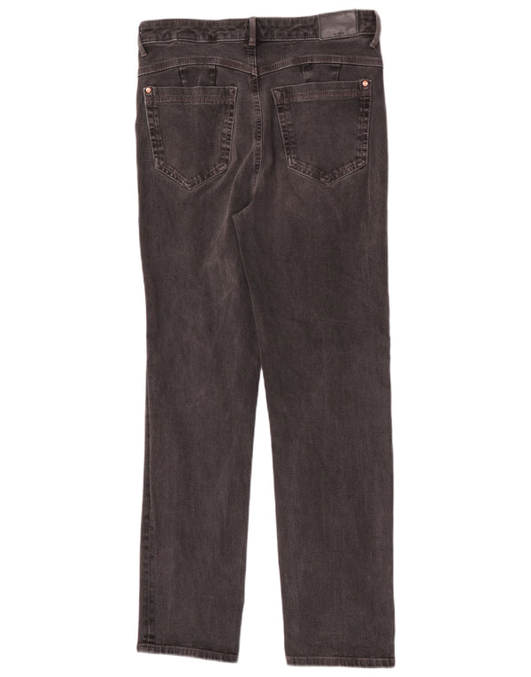 Marks & Spencer Womens Slim Jeans UK 12 Medium W30 L28 Black Cotton