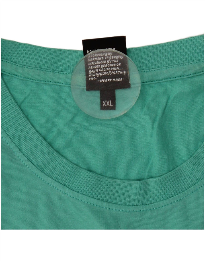 Scorpion Bay Mens Graphic T-Shirt Top 2XL Green