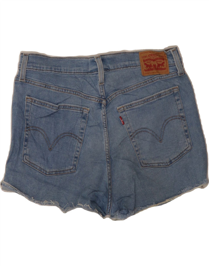 LEVI'S Womens High Waist Denim Shorts W31 Medium Blue Cotton Vintage Levi's and Second-Hand Levi's from Messina Hembry 