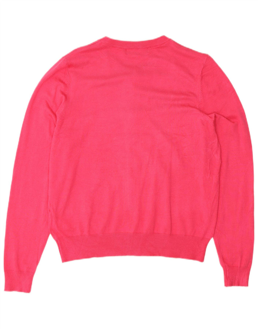 Marks & Spencer Womens Cardigan Sweater UK 16 Large Pink Viscose