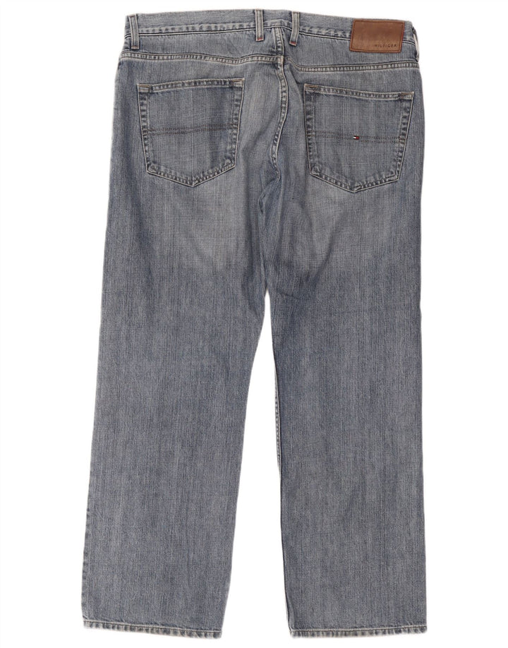 Tommy Hilfiger Mens Straight Jeans W38 L30 Blue Cotton