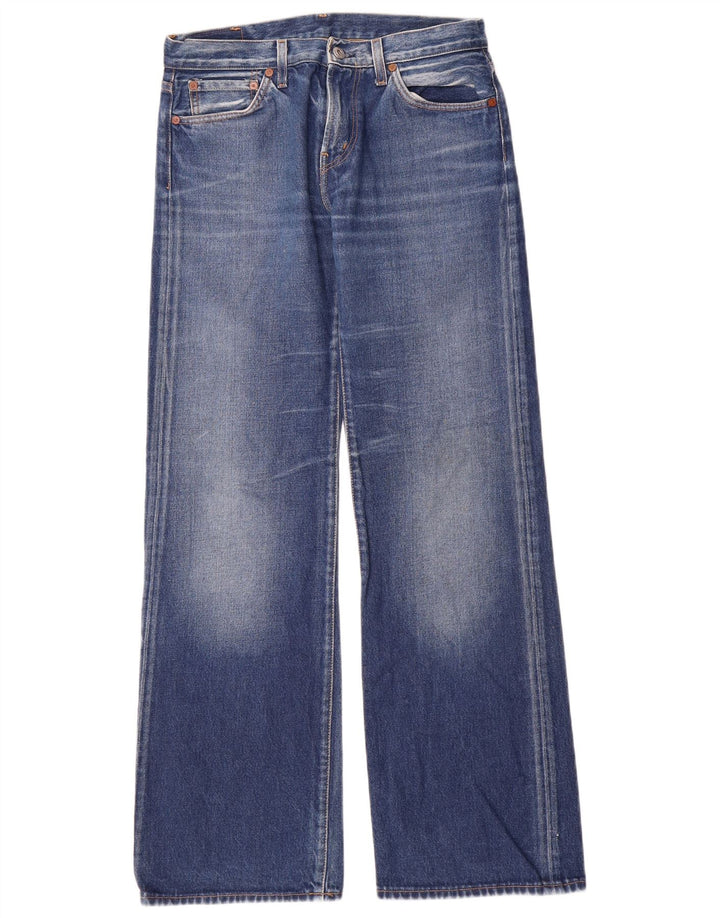 REPLAY Mens Wide Leg Jeans W31 L32 Blue Cotton