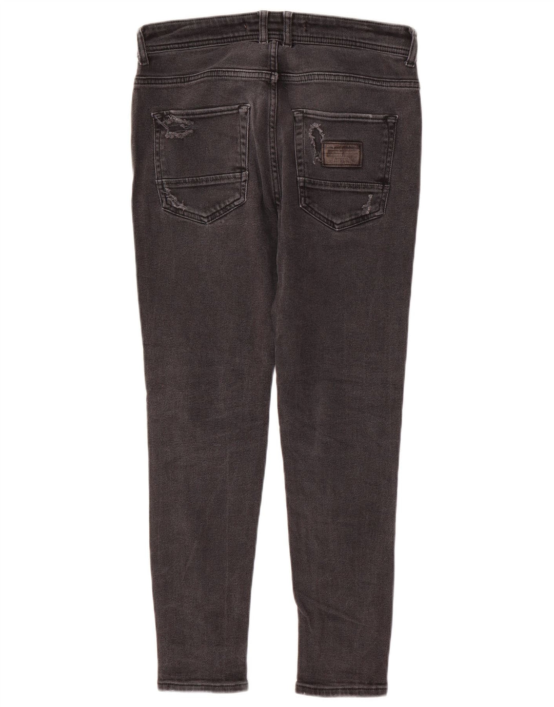 ZARA Mens Distressed Skinny Jeans EU 40 Medium W31 L26 Grey